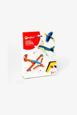4 avions en mousse à construire Oxybul