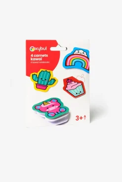 4 carnets kawaï Oxybul