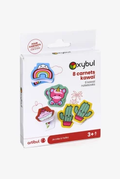 8 carnets Kawaï Oxybul