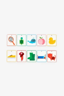 10 Cartes imagier à toucher Oxybul