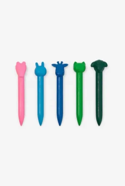 12 Crayons de cire animaux Oxybul