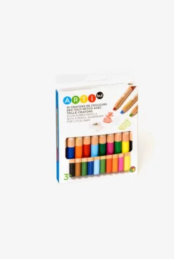 10 crayons des petits + taille crayons Oxybul