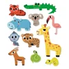 50 Gommettes pour les petites mains Animaux sauvages - Lito