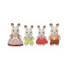 5655 La famille lapin chocolat Sylvanian