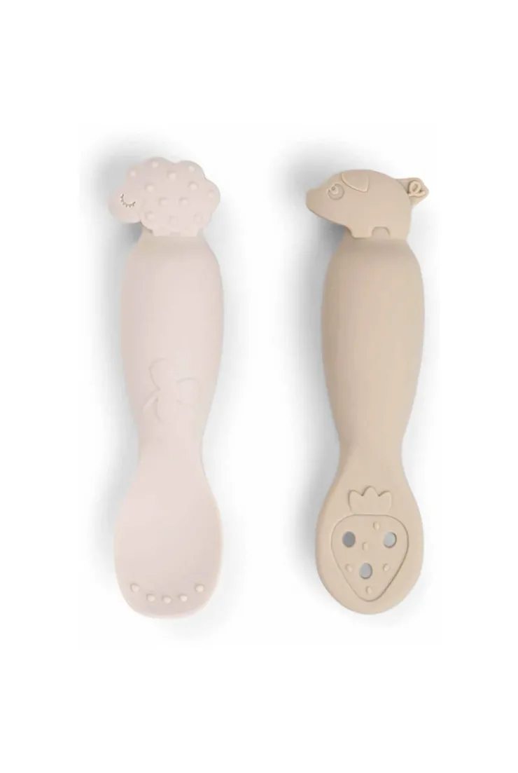 2 premières cuillères beige sable