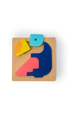 3 Puzzles encastrables en bois Oxybul