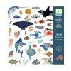 160 stickers métallisés Océan Djeco