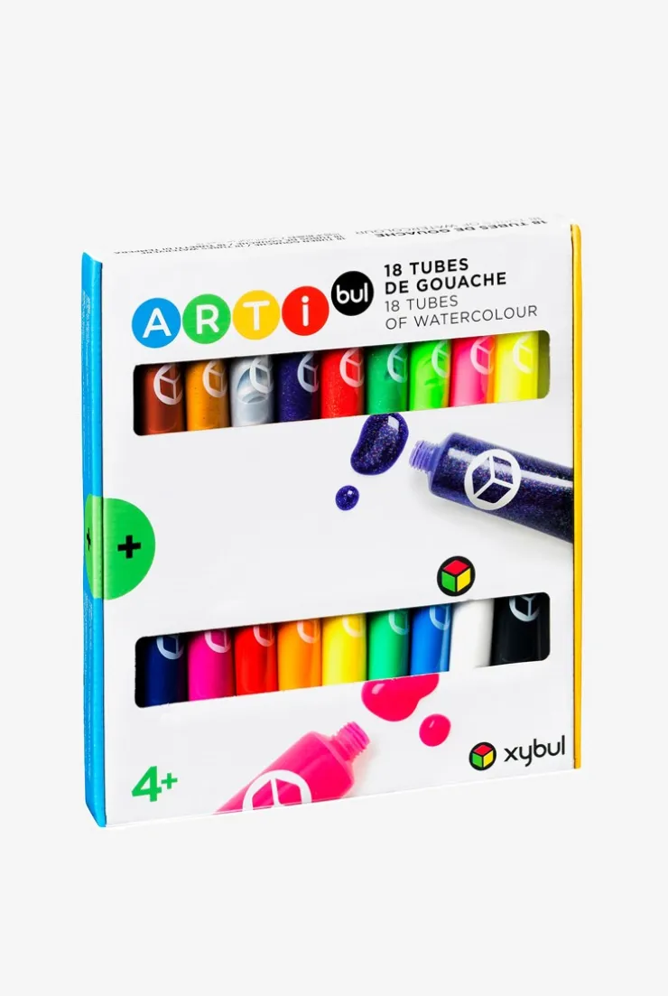 18 tubes de gouache à effets Oxybul