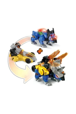1 véhicule et 1 dinosaure intéractifs Switch&Go 2 en 1 Assortiment différents modèles