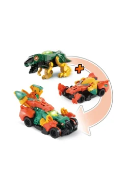 1 véhicule et 1 dinosaure intéractifs Switch&Go 2 en 1 Assortiment différents modèles