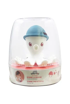 Anneau de dentition Bonnie la pieuvre bleu niagara Babytolove