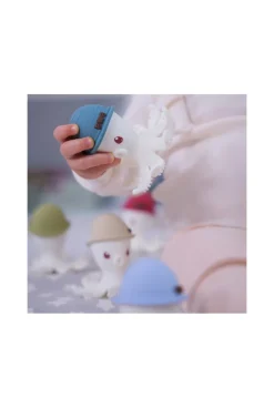 Anneau de dentition Bonnie la pieuvre bleu niagara Babytolove
