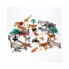 Baril de figurines d'animaux sauvages Oxybul