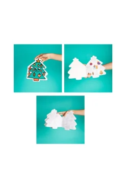 Cahier stickers sapin de Noël - OMY