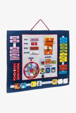 Calendrier en tissu Oxybul