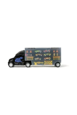 Camion transporteur et 6 voitures Oxybul