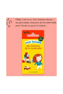 Carte histoire audio YOTO, Mon imagier des chansons de la maternelle