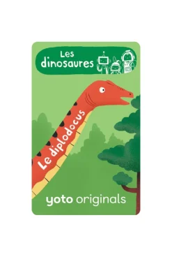 Cartes histoire audio YOTO, Explorobots les dinosaures, Pack de 8 cartes