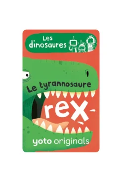 Cartes histoire audio YOTO, Explorobots les dinosaures, Pack de 8 cartes