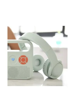 Casque audio Merlin vert amande