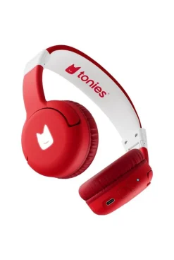 Casque Bluetooth rouge coquelicot de Tonies
