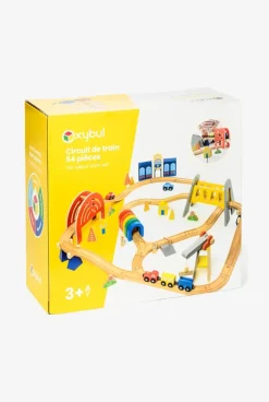 Circuit de train 64 pièces Oxybul