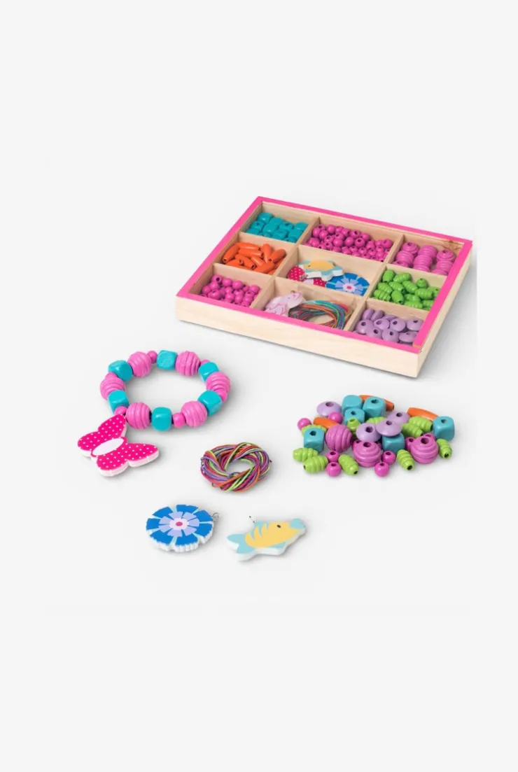 Coffret 200 perles en bois Oxybul