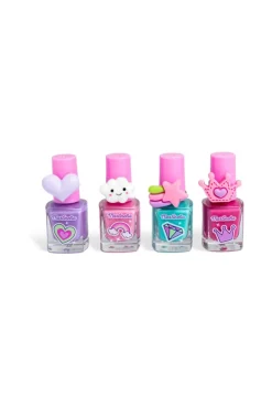 Coffret 4 vernis à ongles et bagues Martinelia