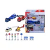 Coffret 4 véhicules d'urgence et panneaux