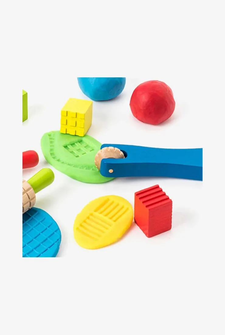 Coffret de pâte à modeler accessoires en bois Oxybul