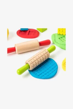 Coffret de pâte à modeler accessoires en bois Oxybul