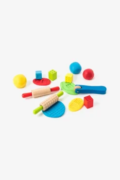 Coffret de pâte à modeler accessoires en bois Oxybul