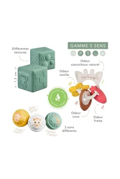 Coffret Eveil des sens Sophie la girafe