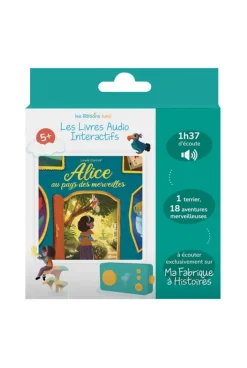 Coffret livre audio, Alice aux pays des merveilles Lunii
