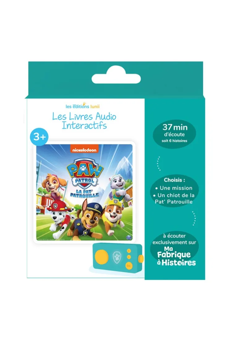 Coffret livre audio Ma Fabrique à histoires, Pat Patrouille à la rescousse des animaux