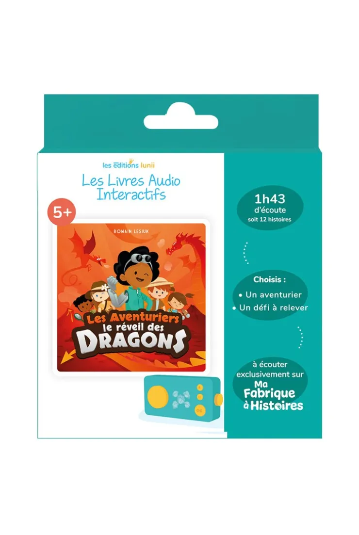 Coffret livre audio Ma Fabrique à histoires, Le Réveil des dragons