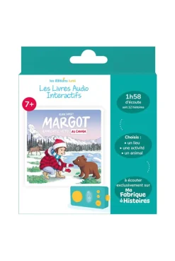 Coffret livre audio Ma Fabrique à histoires, Margot, Apprentie véto au Canada