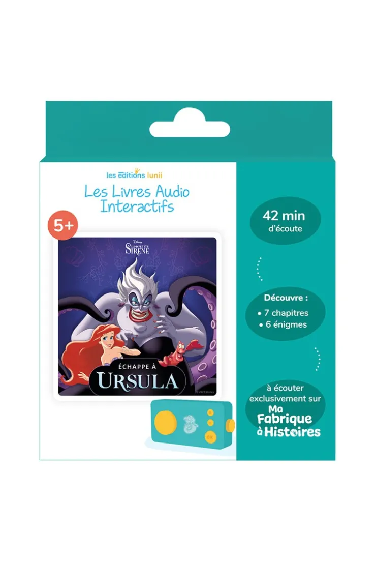 Coffret livre audio Ma Fabrique à histoires, Défi vilain : Échappe à Ursula !
