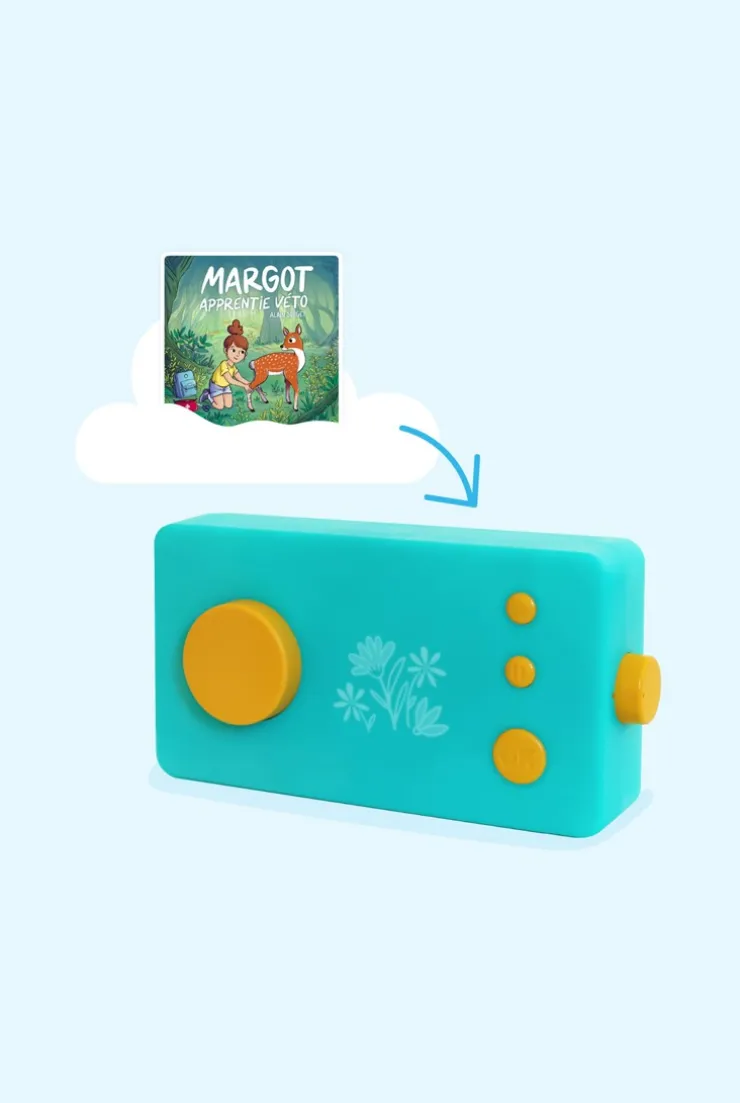 Coffret livre audio, Margot apprentie véto Lunii