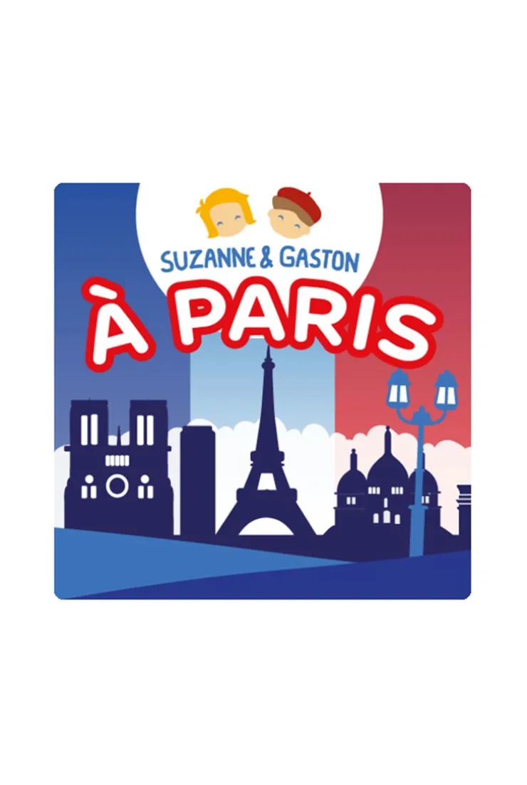 Coffret livre audio, Suzanne et Gaston à Paris Lunii