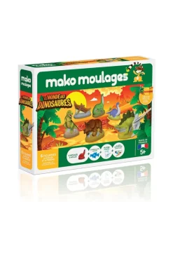 Coffret Mako moulages Le monde des Dinosaures