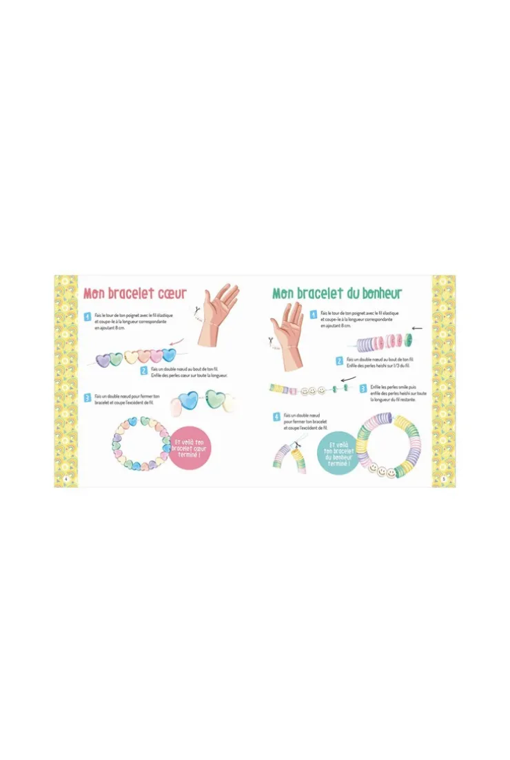 Coffret Mon accumulation de bracelets arc-en-ciel - Auzou