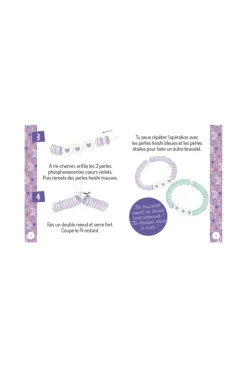 Coffret mon superbe bijou, collection de bracelets phosphorescents