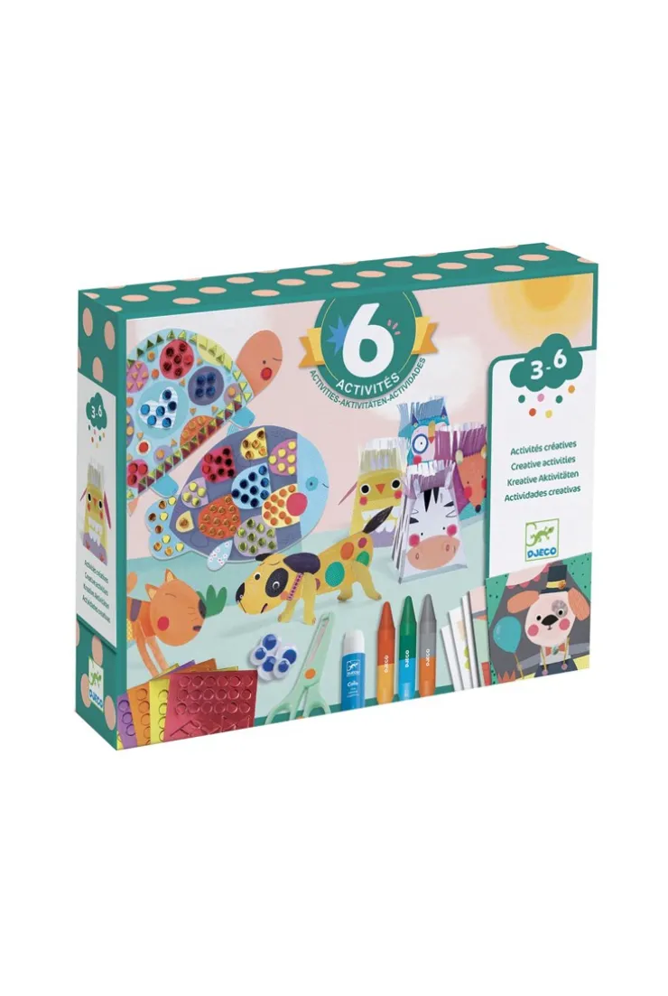 Coffret multi-activités Les animaux et leurs maisons Djeco