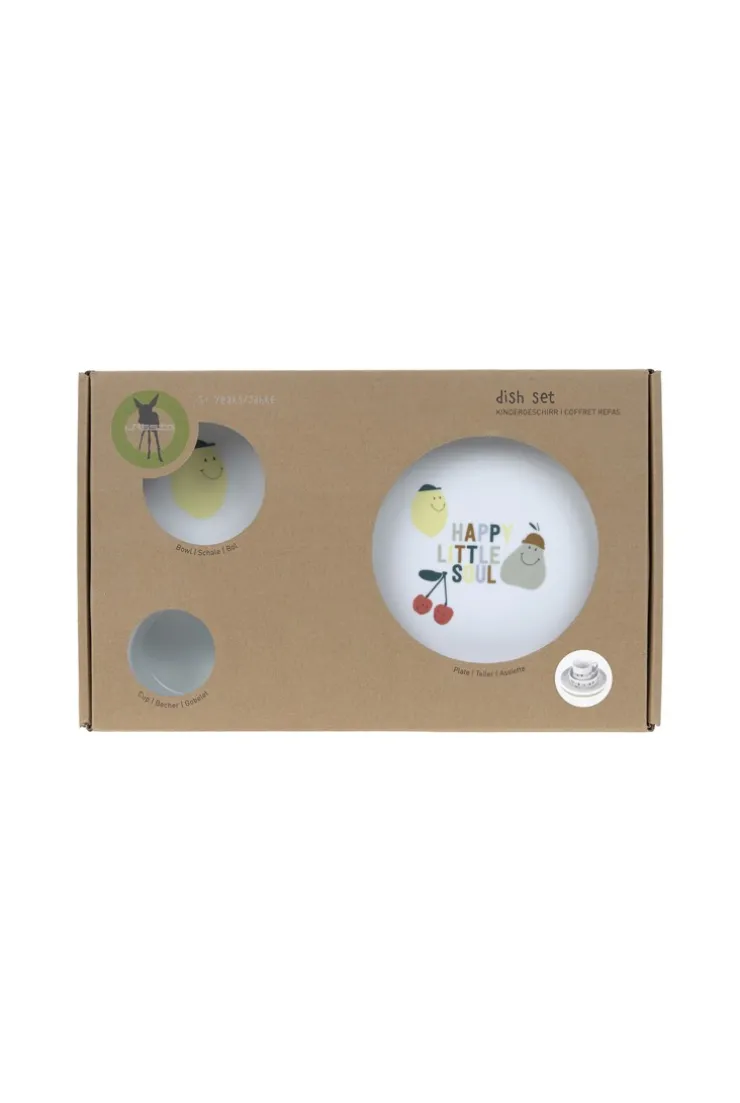 Coffret repas en porcelaine Happy Fruits LÄSSIG