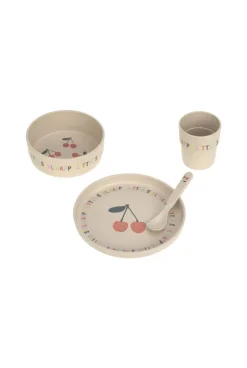 Coffret repas PP/Cellulose Happy Fruits Cerise, rose LÄSSIG