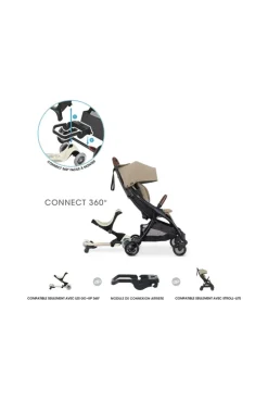 Connecteur pour poussette Globber et trotinette GO UP 360