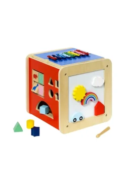 Cube géant multi activités en bois Oxybul