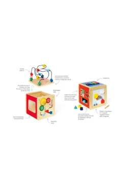 Cube géant multi activités en bois Oxybul