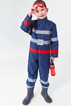 Déguisement combinaison de pompier 3-5 ans Oxybul